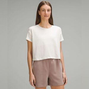 NWT Lululemon Cates T-Shirt Bone W3CIPS‎ Size 14